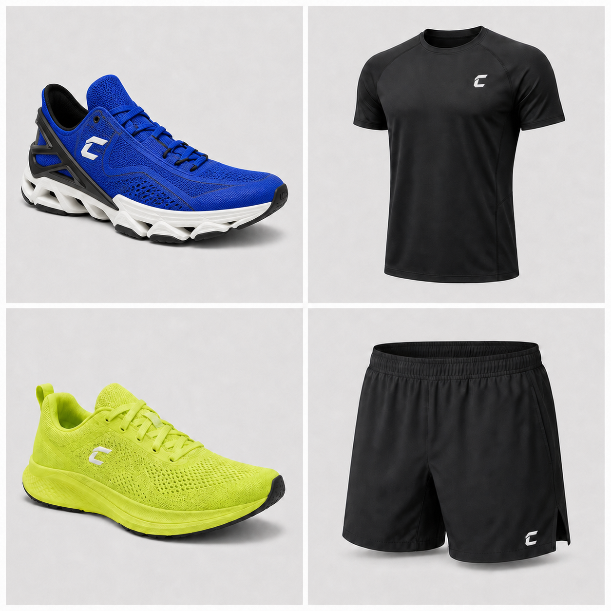 Tenis deportivos azules Carmon Apex con logo Carmon